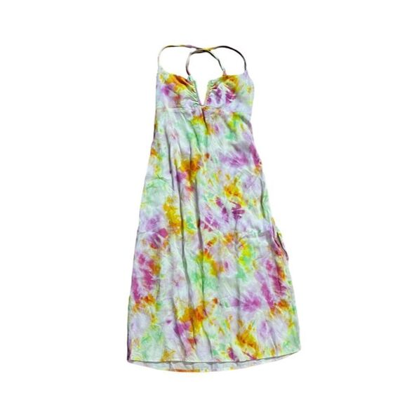 Sun Becomes Her Willow Midi Dress  Rainbow 4 coastal beach boho - Picture 4 of 11